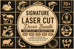 Signature Laser Cut Decor SVG Bundle,Laser Cut svg Bundle Product Image 1