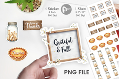 Sticker Watercolor Signs of Thanks Product Image 1