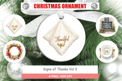 Ornament Watercolor Signs of Thanks Product Image 1