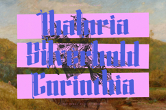 Silakins - New Blackletter Display Font Product Image 2