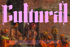 Silakins - New Blackletter Display Font Product Image 6