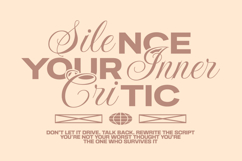 Silence Mental Health Typography T-shirt Design Product Image 1