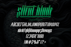 Silent Blade | Blackletter Webfont for Gothic Modern Design Product Image 2