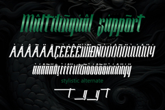 Silent Blade | Blackletter Webfont for Gothic Modern Design Product Image 3