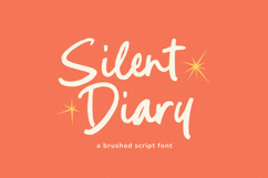 Silent Diary - Brush Script Font Product Image 1