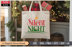Silent Night SVG | Christmas SVG | Holiday SVG | Xmas SVG Product Image 5