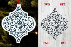 silent nights arabesque svg