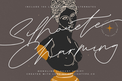 Silhouete Charming - Monoline Elegant Script Product Image 1