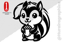 Silhouette Animal Clipart - PNG File Product Image 1