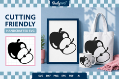 Apple Fruit SVG - Autumn Cut File Product Image 2