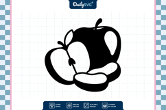 Apple Fruit SVG - Autumn Cut File Product Image 1