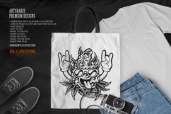 Groovy hilarious funky cannabis bud silhouette Product Image 2