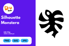 Silhouette Monstera Product Image 1