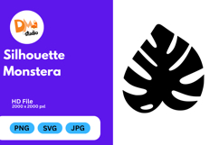 Silhouette Monstera Product Image 1