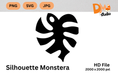 Silhouette Monstera Product Image 1