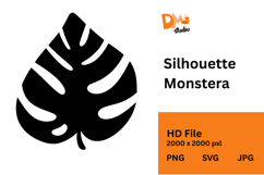 Silhouette Monstera Product Image 1