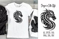 Dragon,  celtic,  style,  svg,  folk design, silhouette, laser cut, paper cut,  sublimation,  t-shirt design, mug design, tumbler design, pillow design,  can  glass,  stamp,  stencil,  halloween, craft, jpg, svg, pdf, ai, vector, png, tattoo, logo design,