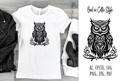 owl,  celtic,  style,  svg,  folk design, silhouette, laser cut, paper cut,  sublimation,  t-shirt design, mug design, tumbler design, pillow design,  can  glass,  stamp,  stencil,  pet, craft, jpg, svg, pdf, ai, vector, png,