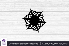 silhouette svg-decorative element-laser cutting-svg clipart-clipart-sublimation-black-craft