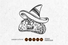 Funny taco fiesta delicious mexican food monochrome Product Image 2