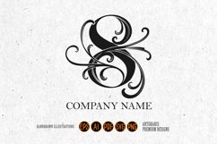 Cherishing vintage elegant number 8 monogram logo outline Product Image 3