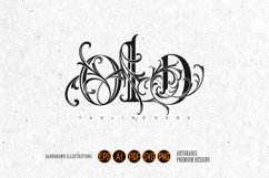 Antique sophistication old Lettering monogram logo Product Image 5