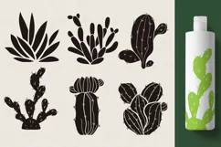 Silhouettes of cacti and succulents Product Image 3