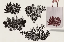 Silhouettes of cacti and succulents Product Image 4