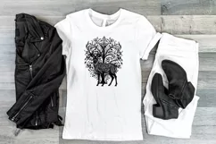 Deer,  celtic,  style,  svg,  folk design, silhouette, laser cut, paper cut,  sublimation,  t-shirt design, mug design, tumbler design, pillow design,  can  glass,  stamp,  stencil,  pet, craft, jpg, svg, pdf, ai, vector, png, tattoo, logo design, natural