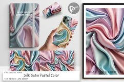 Digital Paper Pastel Silk Satin Product Image 1