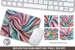 Mouse Pad Pastel Silk Satin Product Image 1