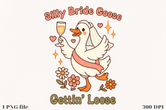 Silly Goose Sublimation Design | PNG File Product Image 1