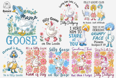 Silly Goose Png with Sarcastic Quote Farm Animal Sublimation Product Image 2
