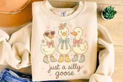 Just A Silly Goose Png, Funny Goose PNG, Cute Goose PNG Product Image 3