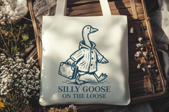 Funny Goose SVG PNG Bundle Silly Goose Clipart Quote Designs Product Image 5