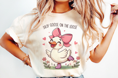 Silly goose Sublimation Design PNG. Product Image 3