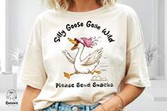 Funny Silly Goose PNG Sublimation, Sarcastic Quotes Product Image 2