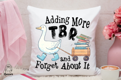 Funny Silly Goose Book Lover PNG, Bought Another Book Product Image 3
