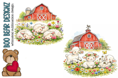 Whimsical Little Sheep Clipart Product Image 1