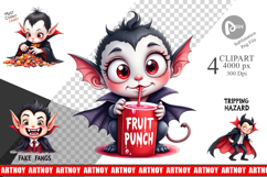 Silly Vampires Clipart Product Image 1
