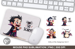 Silly Vampires Mouse Pad Product Image 1