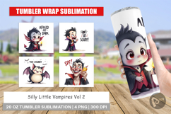 Silly Vampires Tumbler Product Image 1