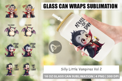 Silly Vampires Glass Can Product Image 1