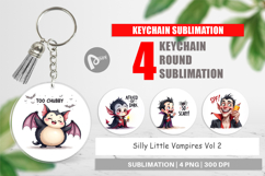 Silly Vampires Keychain Product Image 1