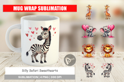 Silly Safari Mug Wrap Product Image 1