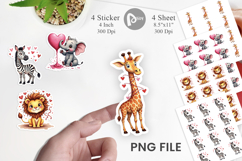 Silly Safari Sticker Product Image 1