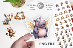 Silly Safari Sticker Product Image 1