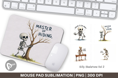 Silly Skeletons Mouse Pad Product Image 1