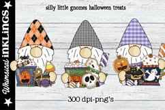 Silly Little Gnomes Halloween Treats Sublimation Clipart Product Image 1