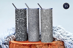 Glitter Texture Silver Sparkling Festive Digital Paper Product Image 3